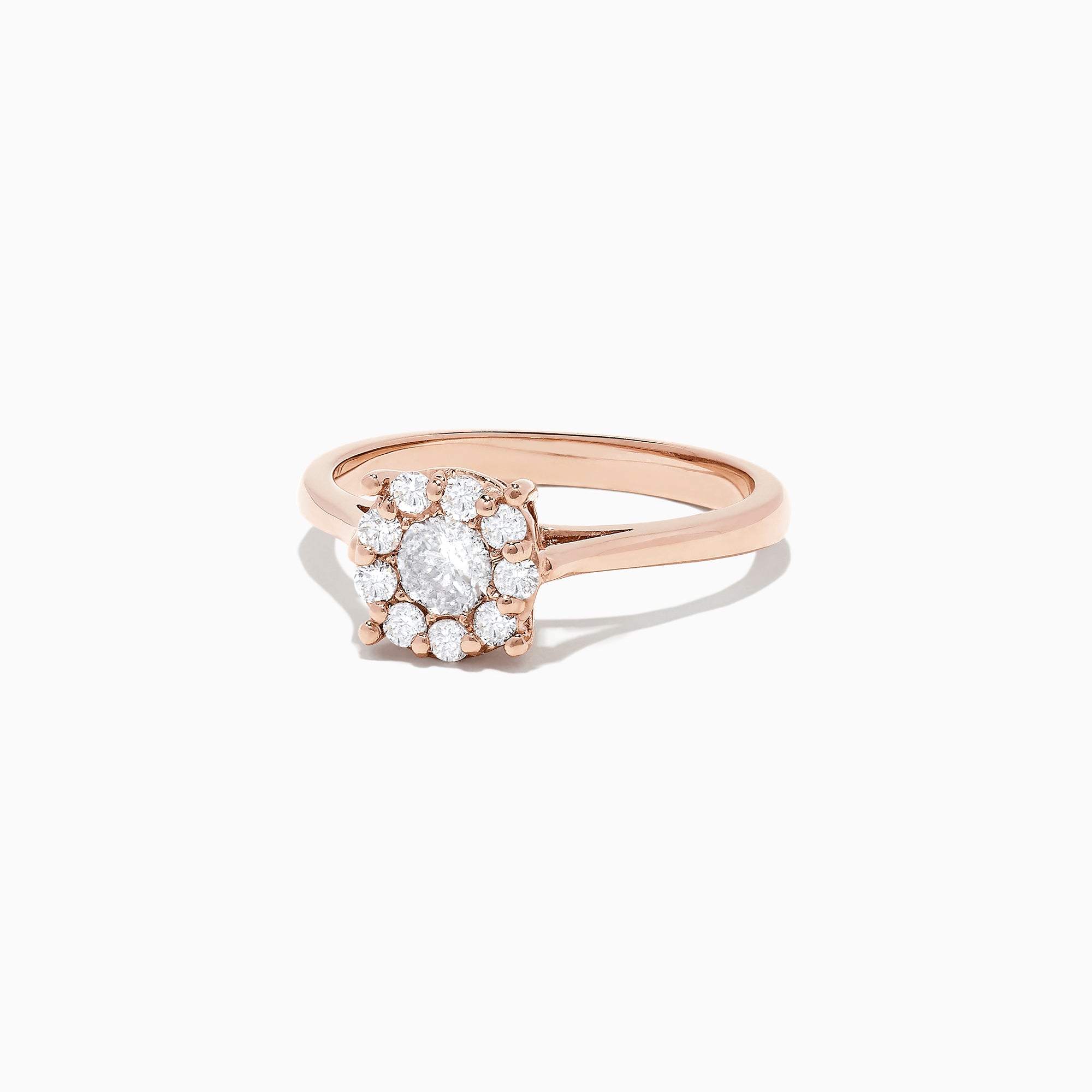EFFY 14K ROSE GOLD DIAMOND,NATURAL RUBY RING – Belgium Jewelers